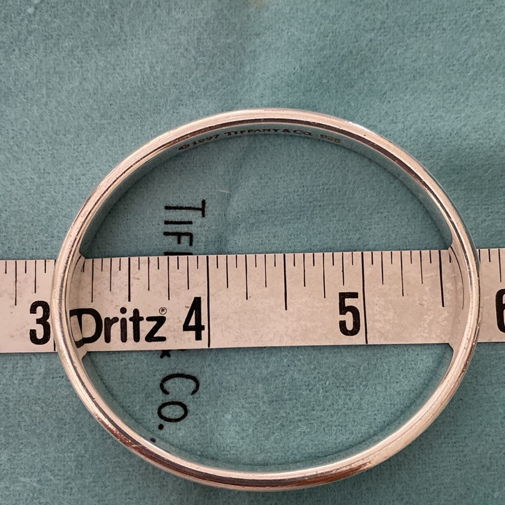 Tiffany sterling bangle bracelet - Picture 5 of 16